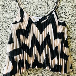 BCBGeneration pleated spaghetti strap top ❣️